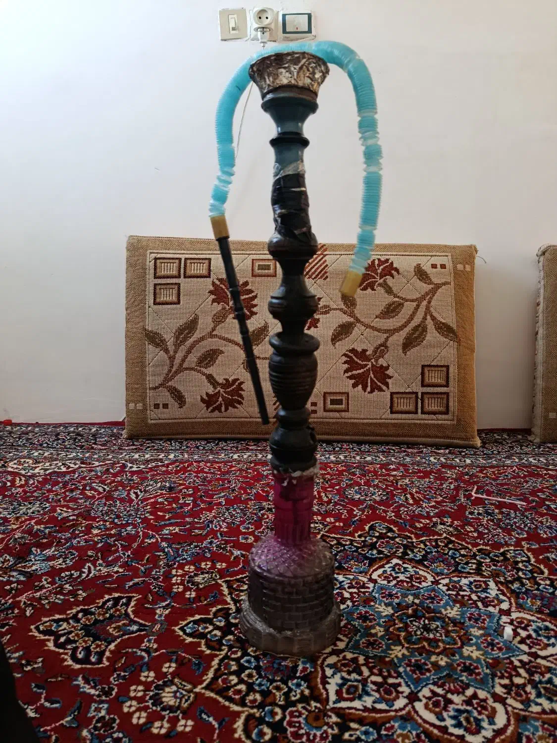 قلیون چوبی لیمو نعنا چوب گردو|کوهنوردی و کمپینگ|محمدیه-قزوین, |دیوار