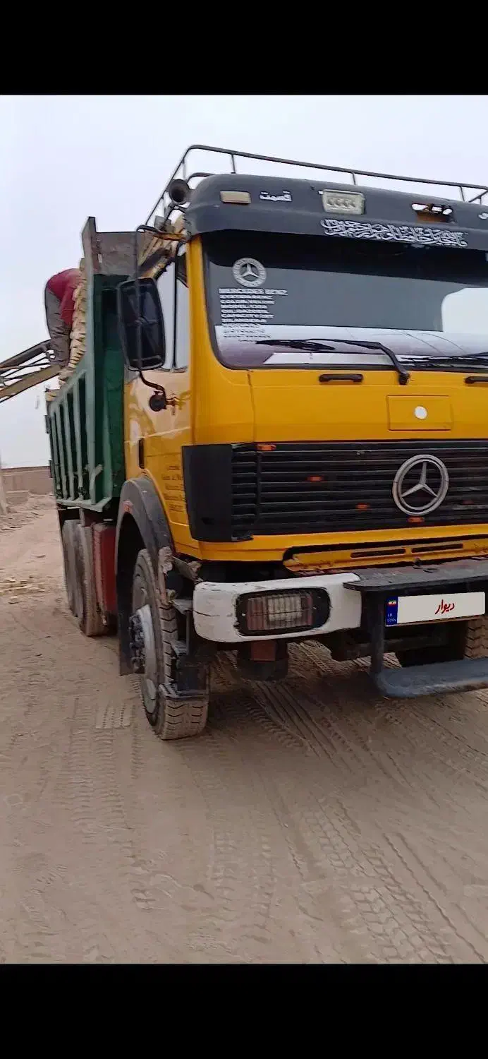 بنز ۱۰ چرخ ۸ سیلندر کمپرسی|خودرو سنگین|قم, شهرک امام حسن|دیوار