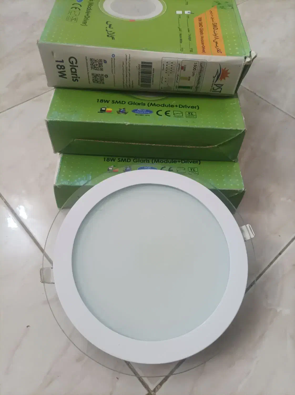 لامپ سقفی پنل 18 وات|لامپ و چراغ|مشهد, آبکوه|دیوار