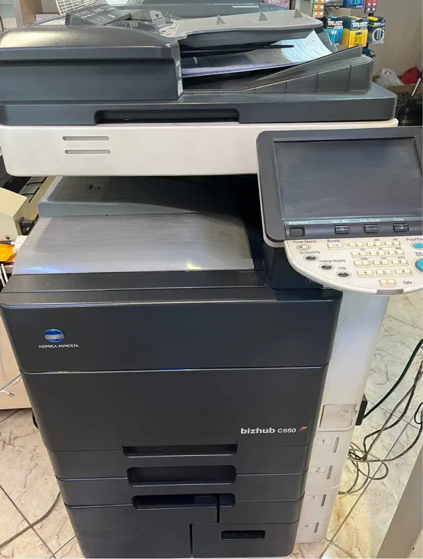 دستگاه کپی رنگی کونیکا 650|پرینتر، اسکنر، کپی، فکس|پردیس, سیاه سنگ|دیوار