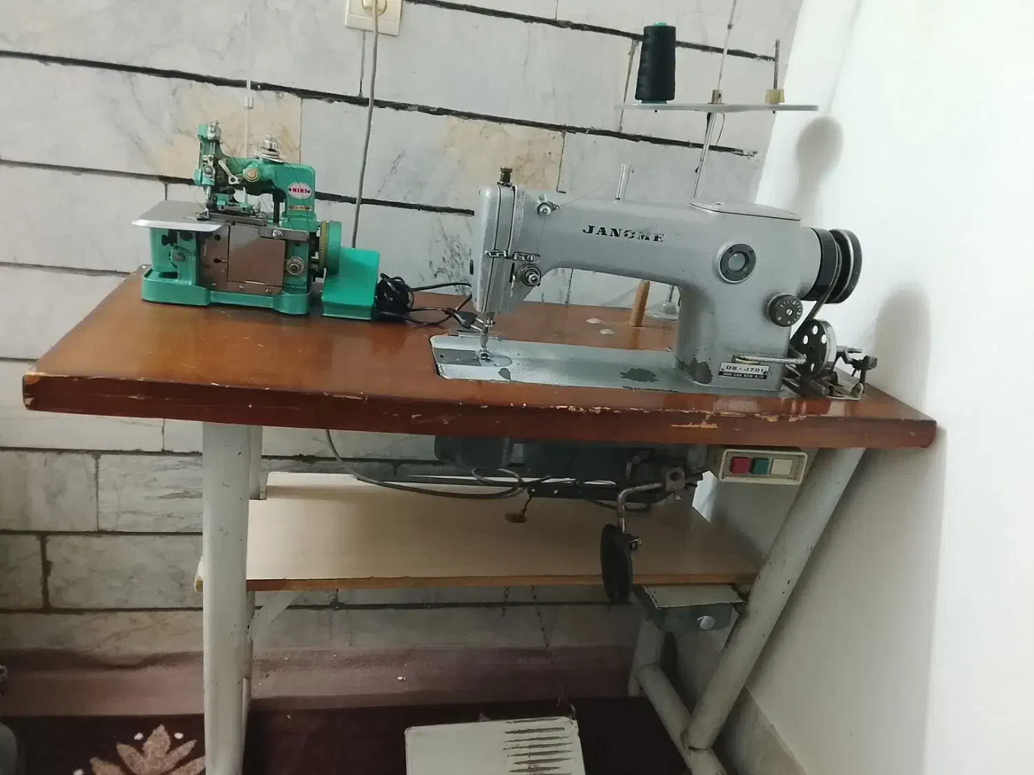 چرخ راسته دوز و چرخ سر دوز|چرخ خیاطی و ریسندگی|الیگودرز, |دیوار