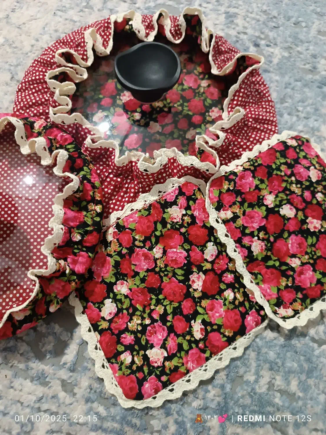 سرویس اشپز خانه دم کنی|سفره، حوله، دستمال آشپزخانه|اسفراین, |دیوار