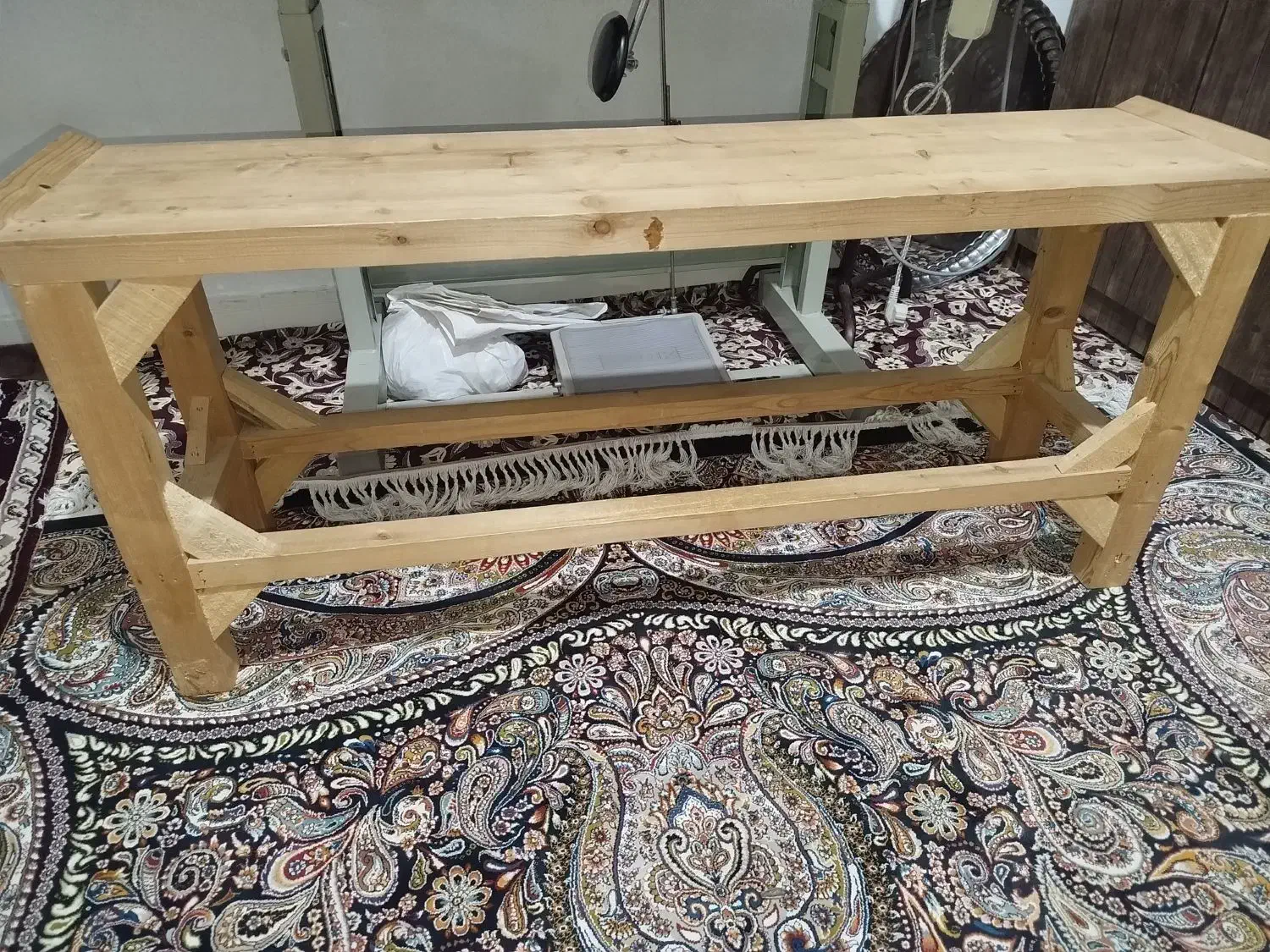 نیمکت چوبی|صندلی و نیمکت|نسیمشهر, |دیوار