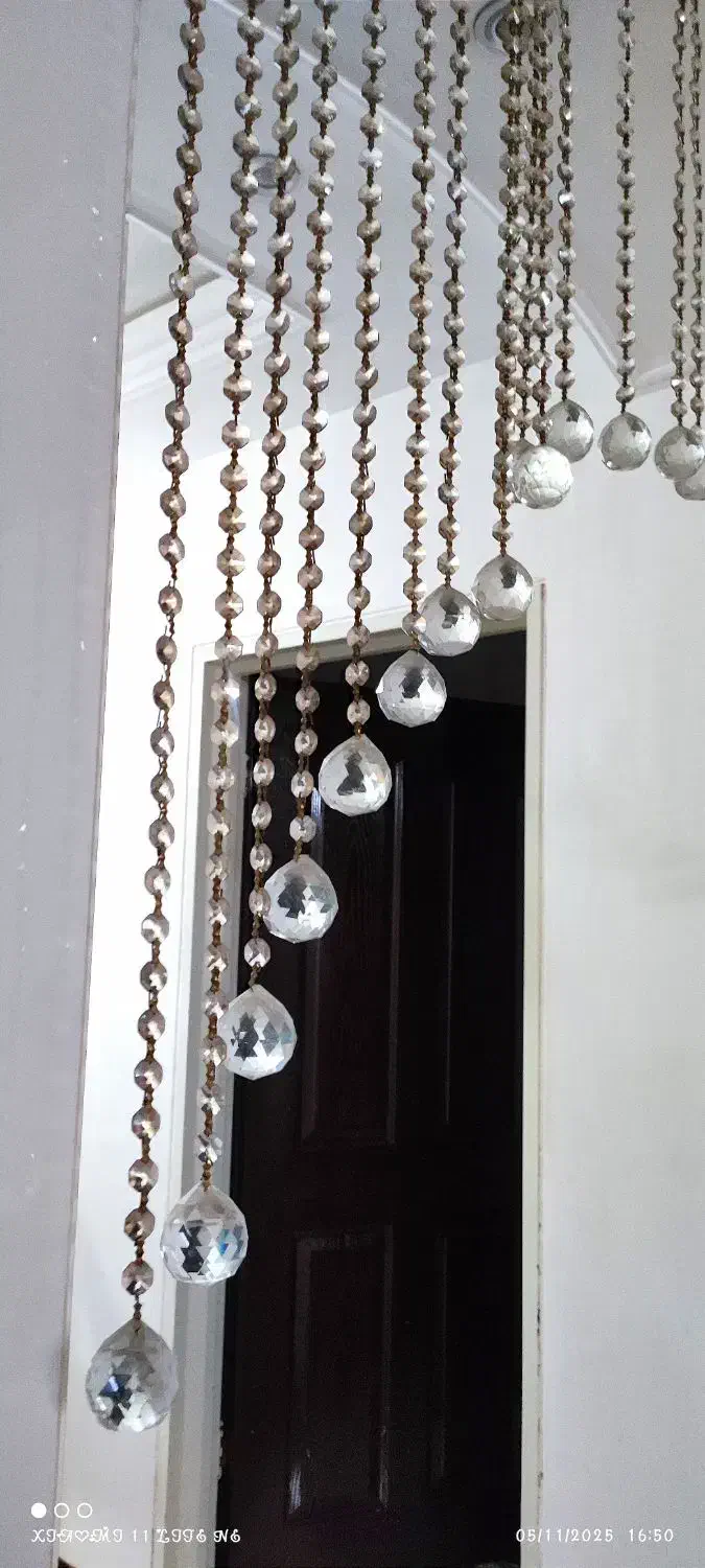 آویز پرده کریستالی|لوستر و چراغ آویز|پاکدشت, پاکدشت (مامازند)|دیوار