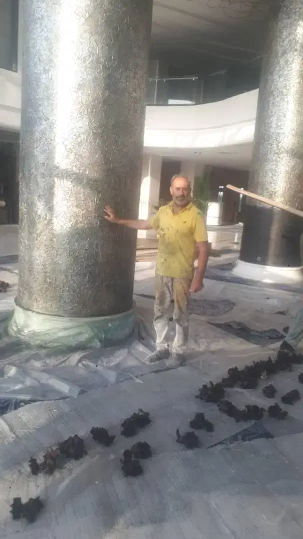 نقاشی ساختمان و پتینه برجسته|خدمات پیشه و مهارت|کیش, |دیوار