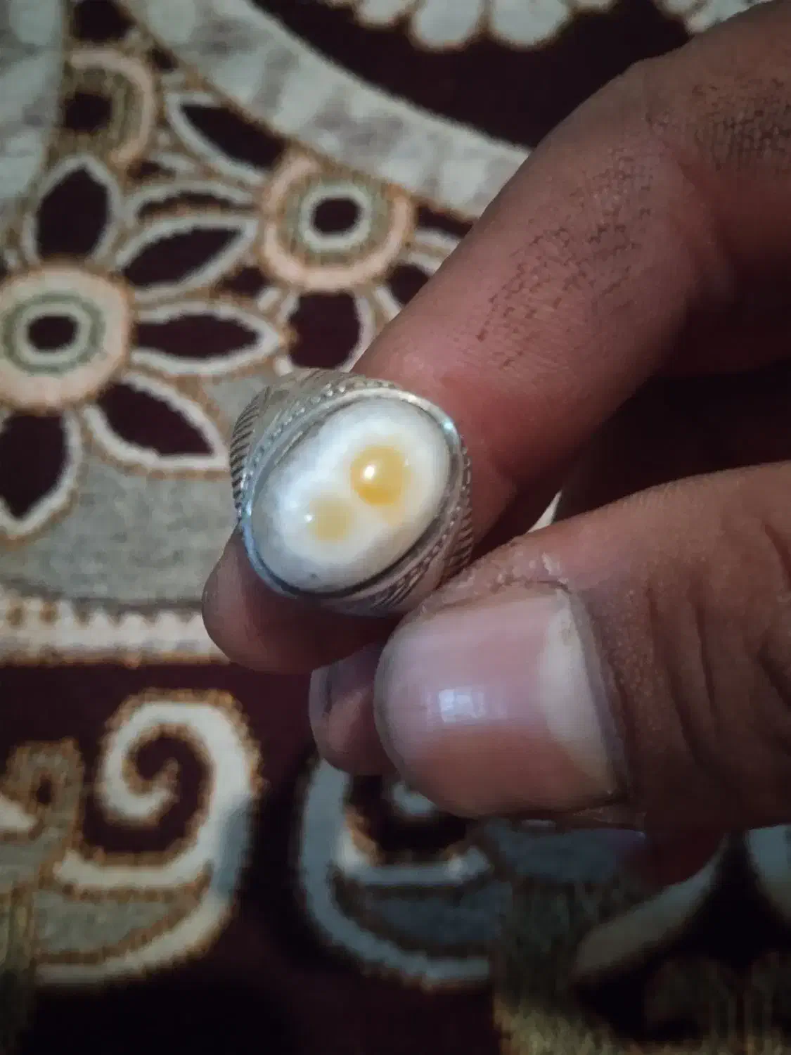 انگشتر نقره بابا قوری دو چشم|جواهرات|پاکدشت, شهرک امام رضا|دیوار