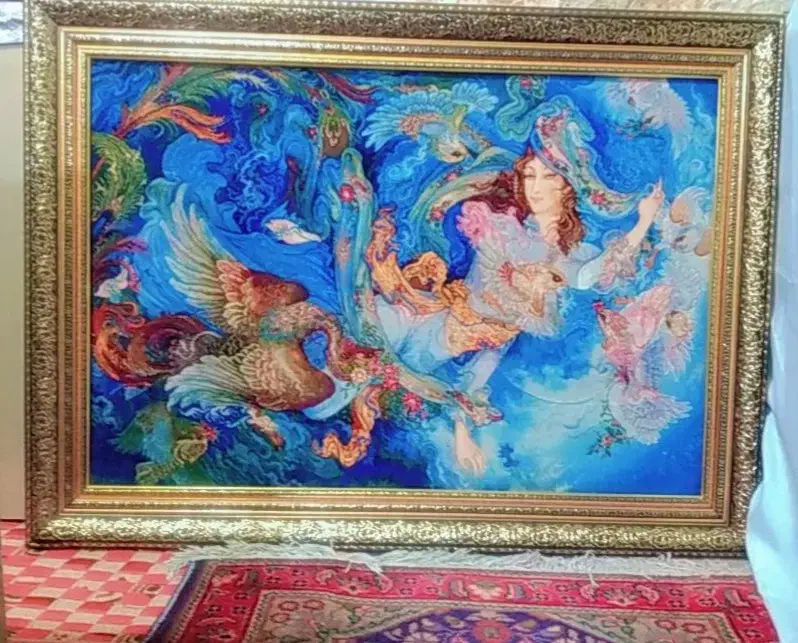 فرش دستباف نخ ابریشمی|فرش|تهران, نارمک جنوبی|دیوار