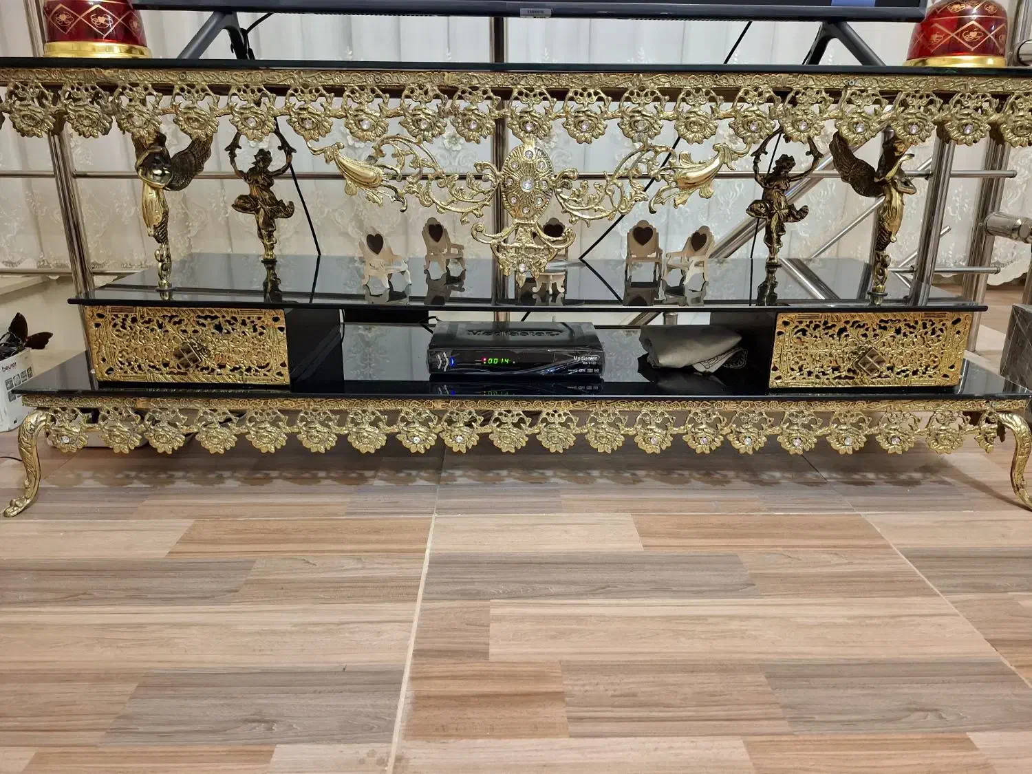 سرخ کن و میز تلویزیون برنز و پایه قابلمه|اجاق گاز و لوازم برقی پختوپز|ملایر, |دیوار