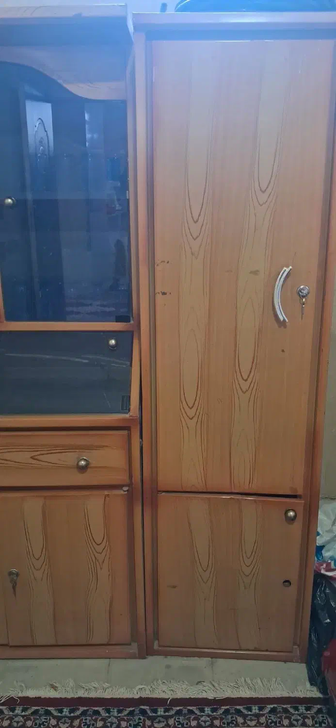 کمد فلزی سه تیکه|جاکفشی، کمد، دراور|فسا, |دیوار