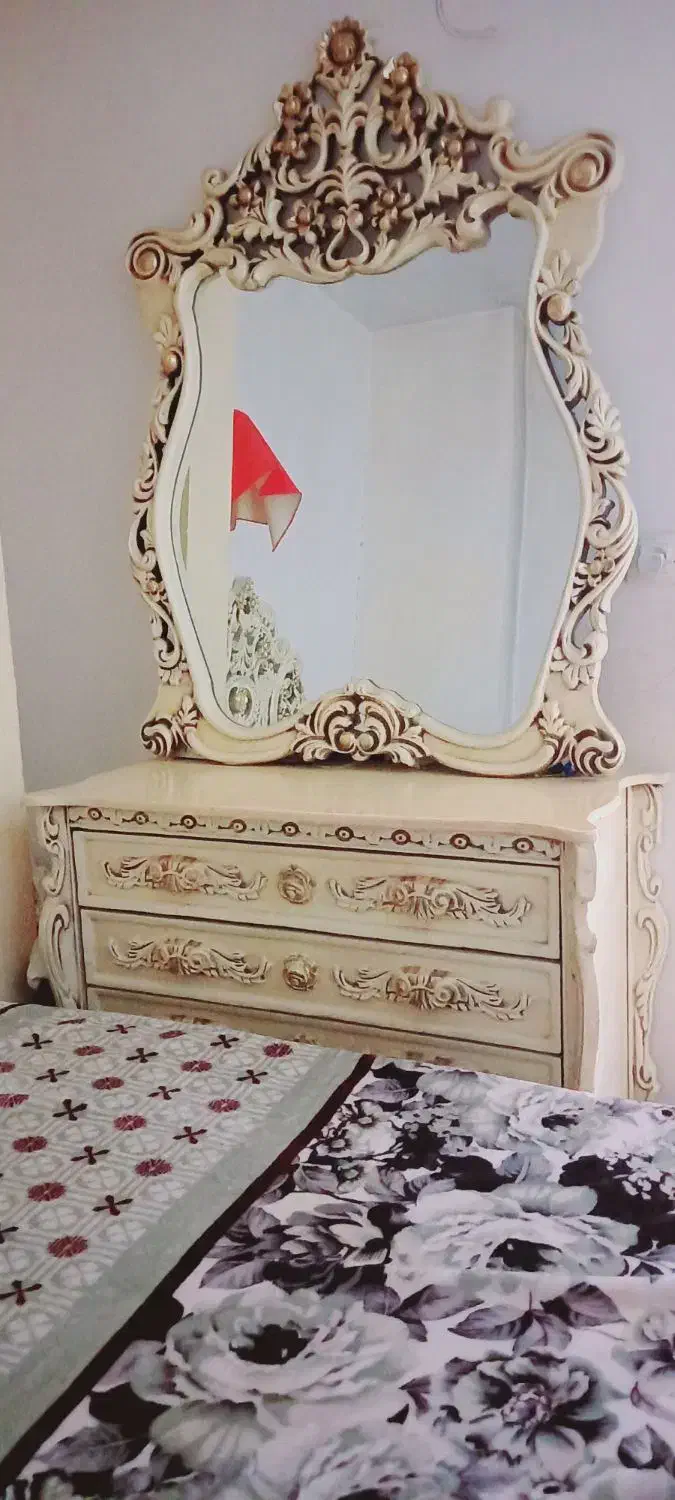 تخت خواب دونفره منبتی|تخت و سرویس خواب|شهریار, بکه|دیوار