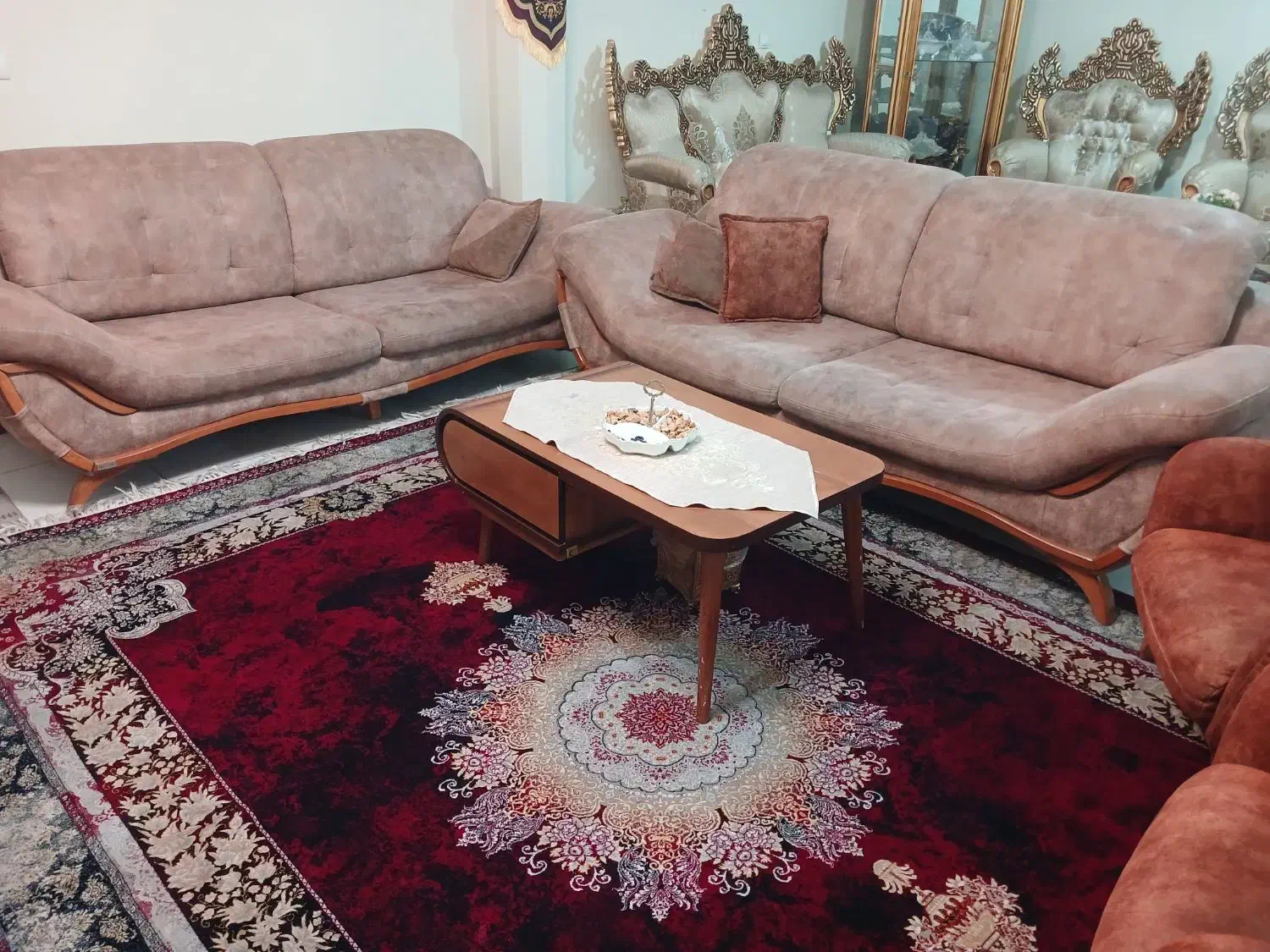 ست راحتی ۸نفره  تخت خابشو|مبلمان خانگی و میز عسلی|تهران, چیتگر شمالی|دیوار