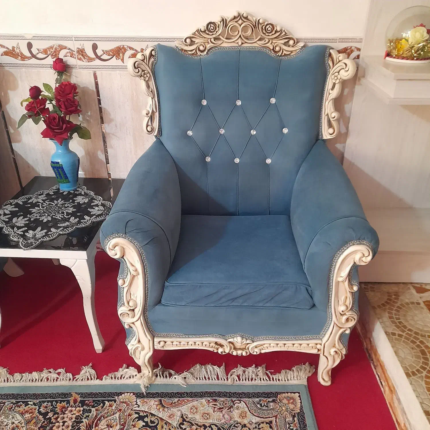 مبل هفت نفره|مبلمان خانگی و میز عسلی|تاکستان, |دیوار