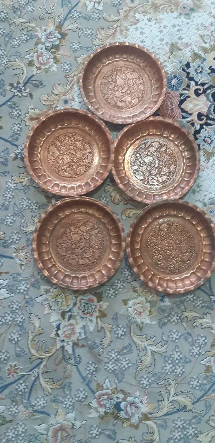 بشقاب مسی|ظروف سرو و پذیرایی|خرمآباد, |دیوار