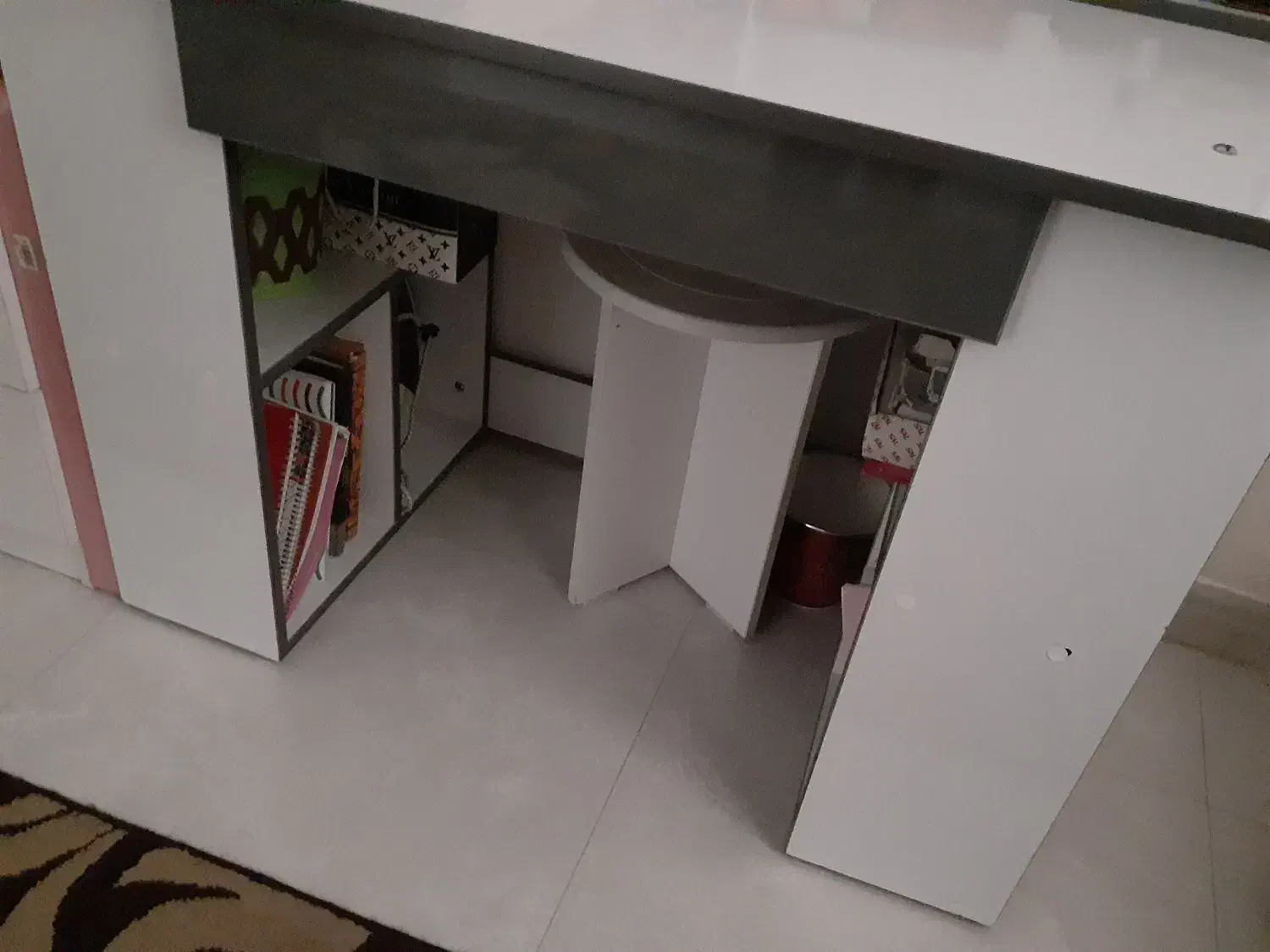 میز تحریر ام دی اف با تخت|میز تحریر و کامپیوتر|شفت, |دیوار