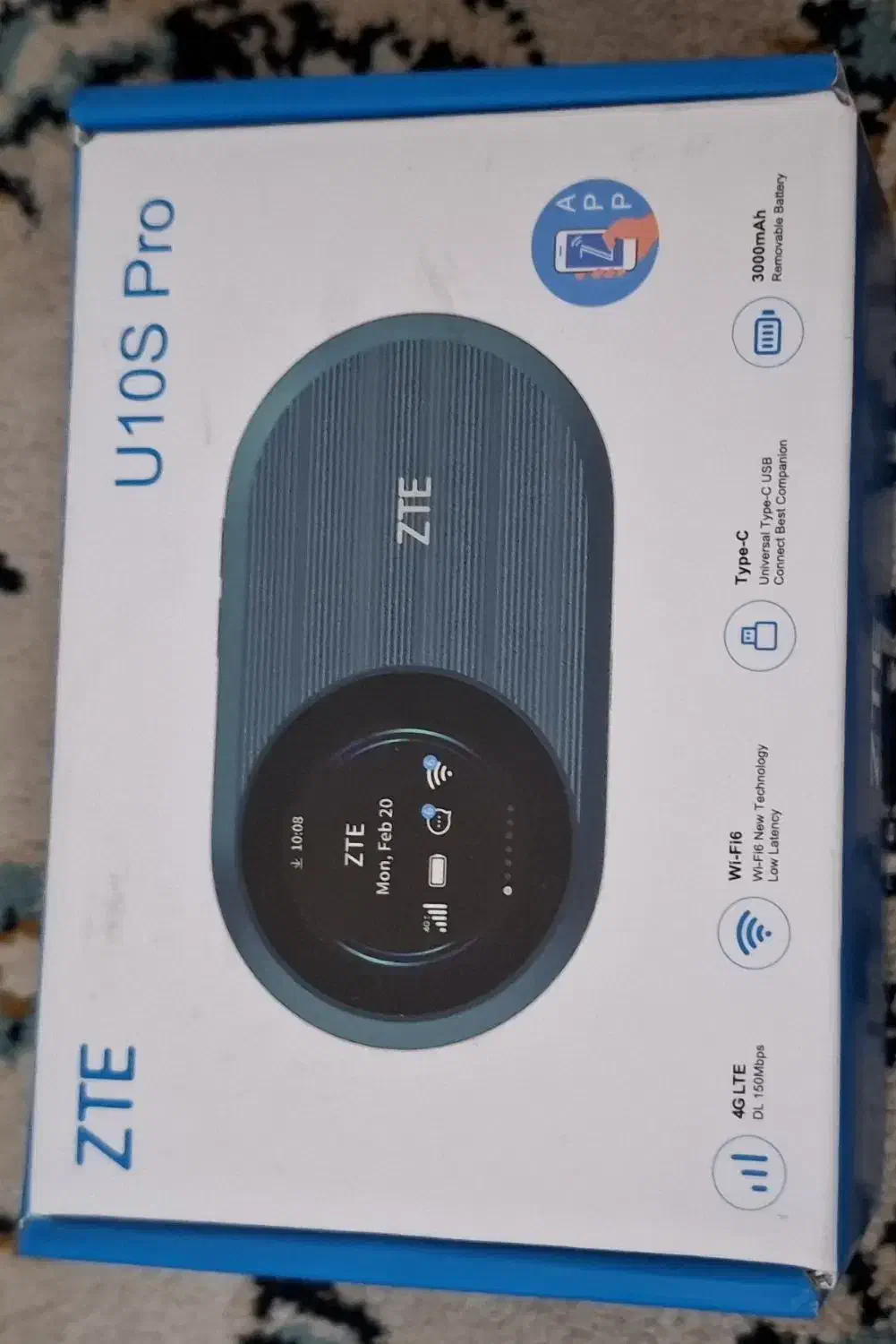 مودم 4G LTE قابل حمل زد تی ای مدل U10S Pro|مودم و تجهیزات شبکه|تهران, خانی آباد نو جنوبی|دیوار