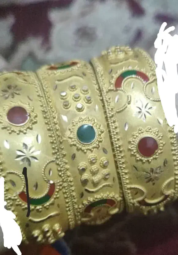 ۳عدد النگو نگینی گب که هرکدوم شون ۳۰گرم کلا ۹۰گرم|جواهرات|خاش, |دیوار