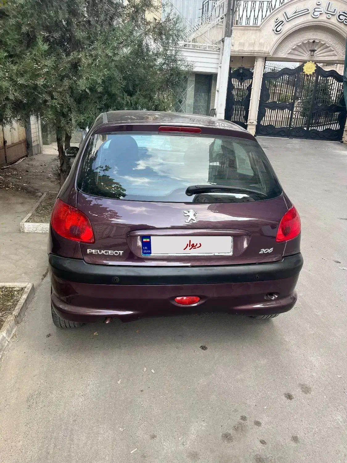 پژو ۲۰۶ تیپ ۲ فوق تمیز مدل ۹۶|خودرو سواری و وانت|رشت, گلسار|دیوار