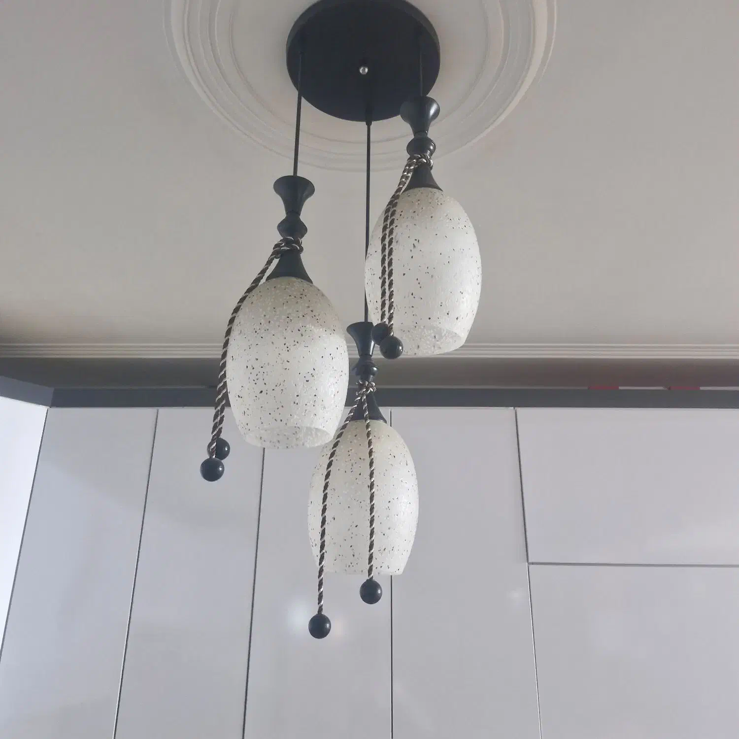 لوستر دوعدد،یک جفت|لوستر و چراغ آویز|ازنا, |دیوار