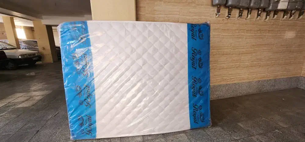 سرویس خواب دو نفره نو همراه با تشک رویال نو|تخت و سرویس خواب|شهرضا, |دیوار