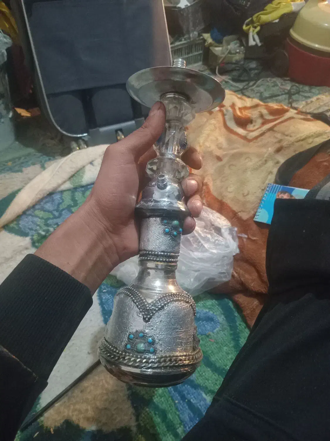 قلیان کلکسیونی|کلکسیون اشیاء عتیقه|معصومیه, |دیوار