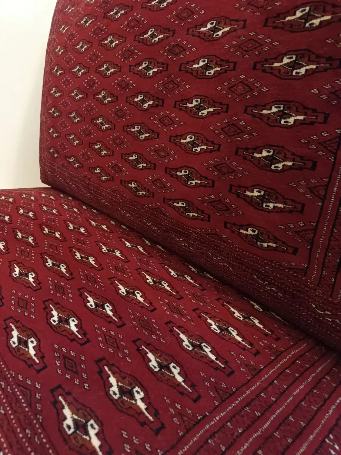 سه  جفت پشتی دست بافت کاملانو و  قالیچه دست بافت|فرش|مشهد, هنرستان|دیوار