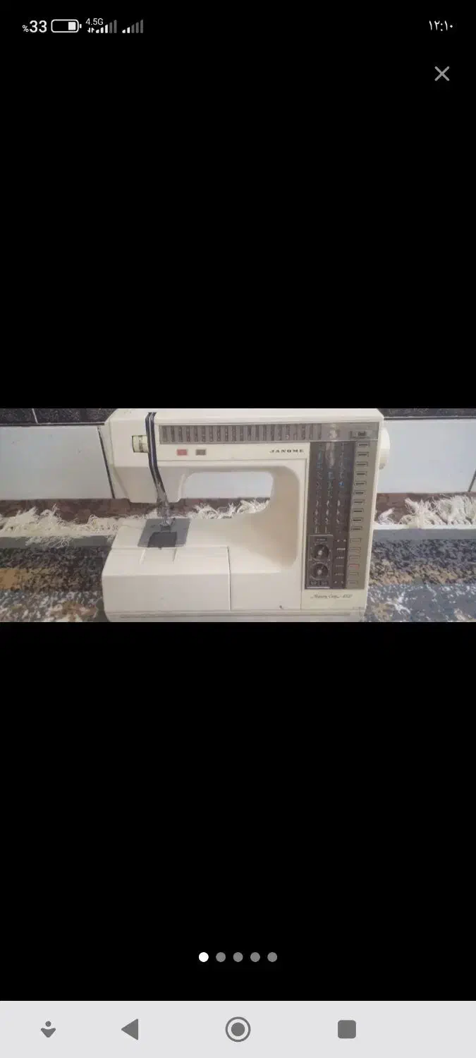 چرخ خیاطی ژانومه مدل 6500 سالمه|چرخ خیاطی و ریسندگی|اهواز, شریعتی جنوبی|دیوار