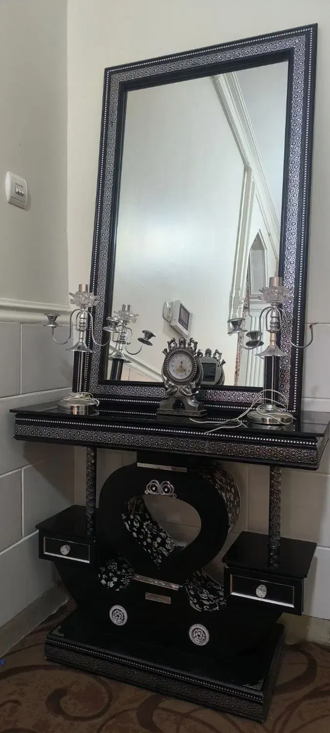 آینه وشمعدان|بوفه، ویترین، کنسول|اراک, |دیوار