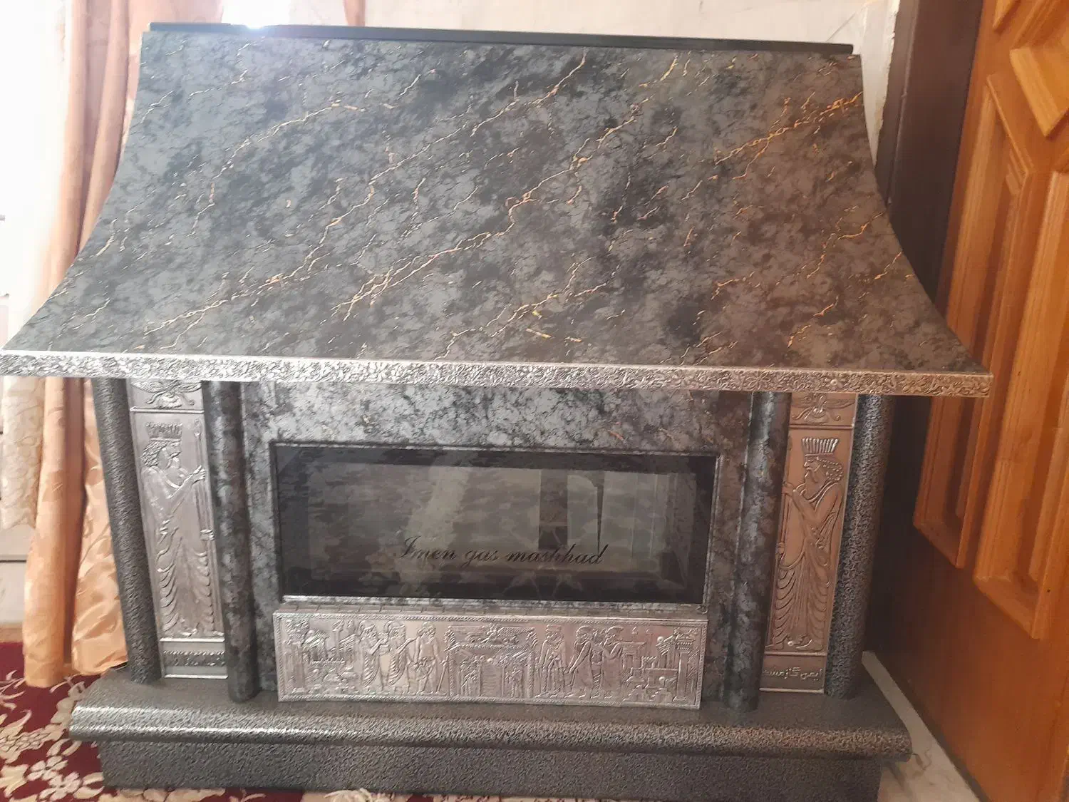 بخاری با آجر عالی|بخاری، هیتر، شومینه|پیر بکران, |دیوار