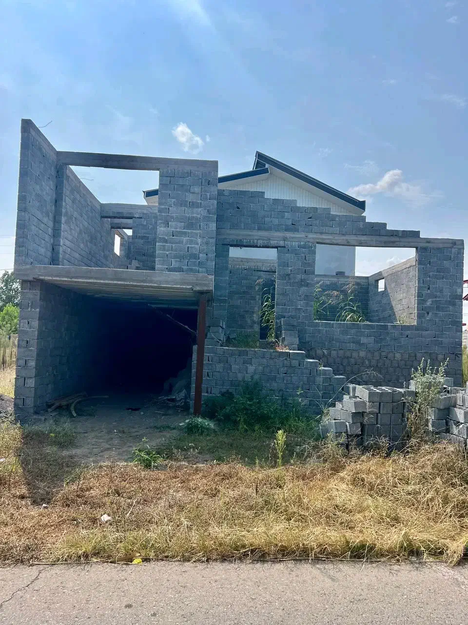 بنا ۱۰۰ متری نیمه کاره نیم پیلوت|فروش خانه و ویلا|چاف و چمخاله, |دیوار