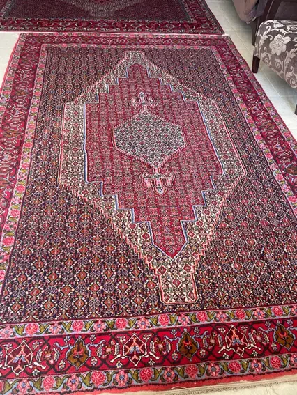 فرش دستبافت یک تخته ۶متری و یک تخته ۹متری|فرش|سنندج, |دیوار