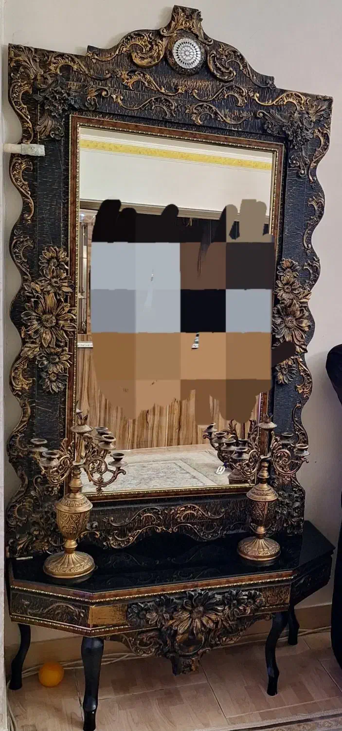 آینه شمعدان|آینه|اسلامشهر, شهرک قائمیه|دیوار