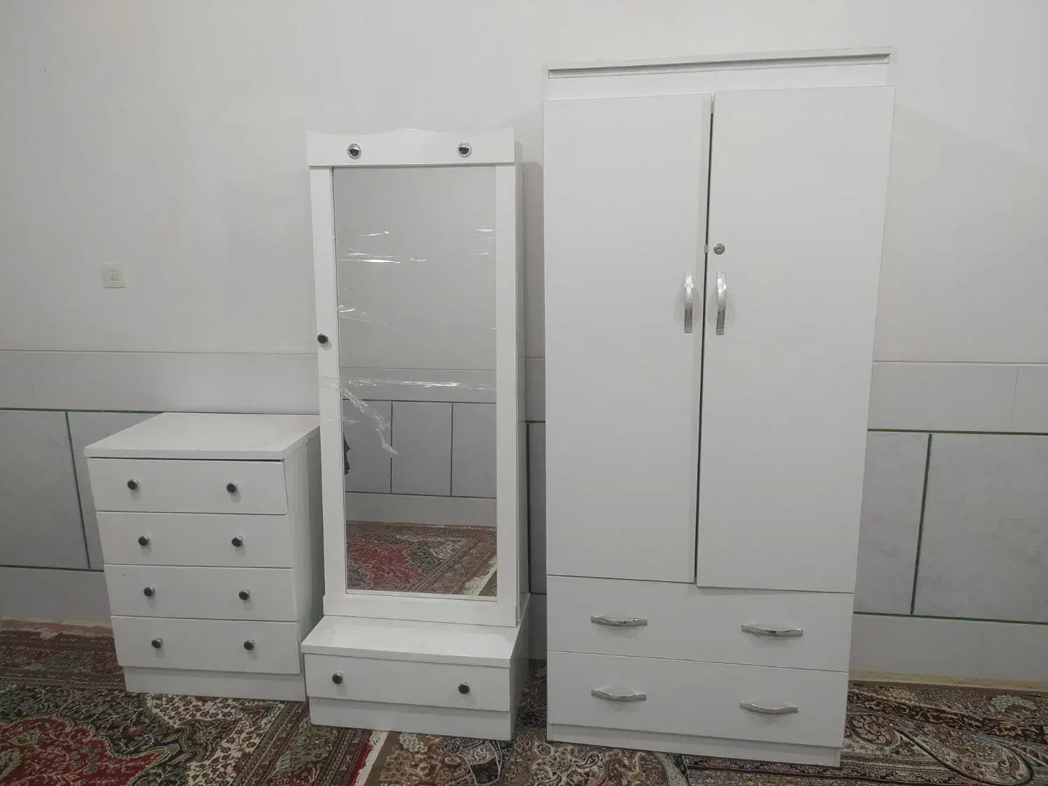 کمد لباسی،آینه و دراور|جاکفشی، کمد، دراور|فولادشهر, مسکن مهر فولادشهر|دیوار