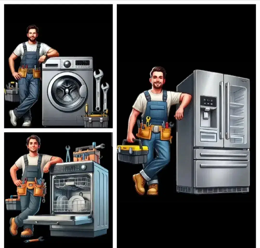 تعمیرات تخصصی  یخچال فریزر لباسشویی ظرفشویی وساید|خدمات پیشه و مهارت|کاشان, دروازه جوشقان|دیوار