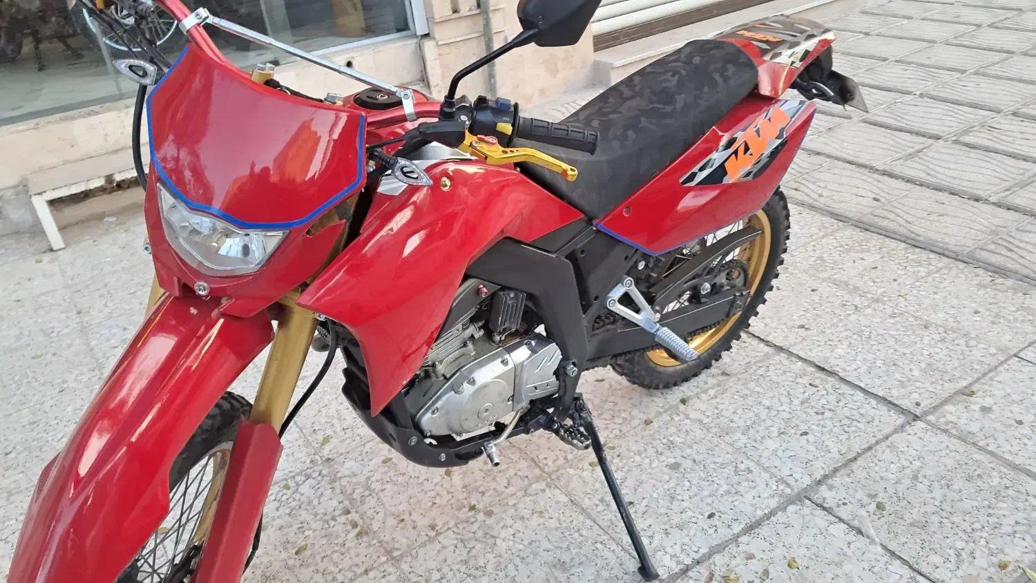 موتور تریل ۲۰۰ کویر روان مدل ۹۳|موتورسیکلت|قم, علی آباد|دیوار