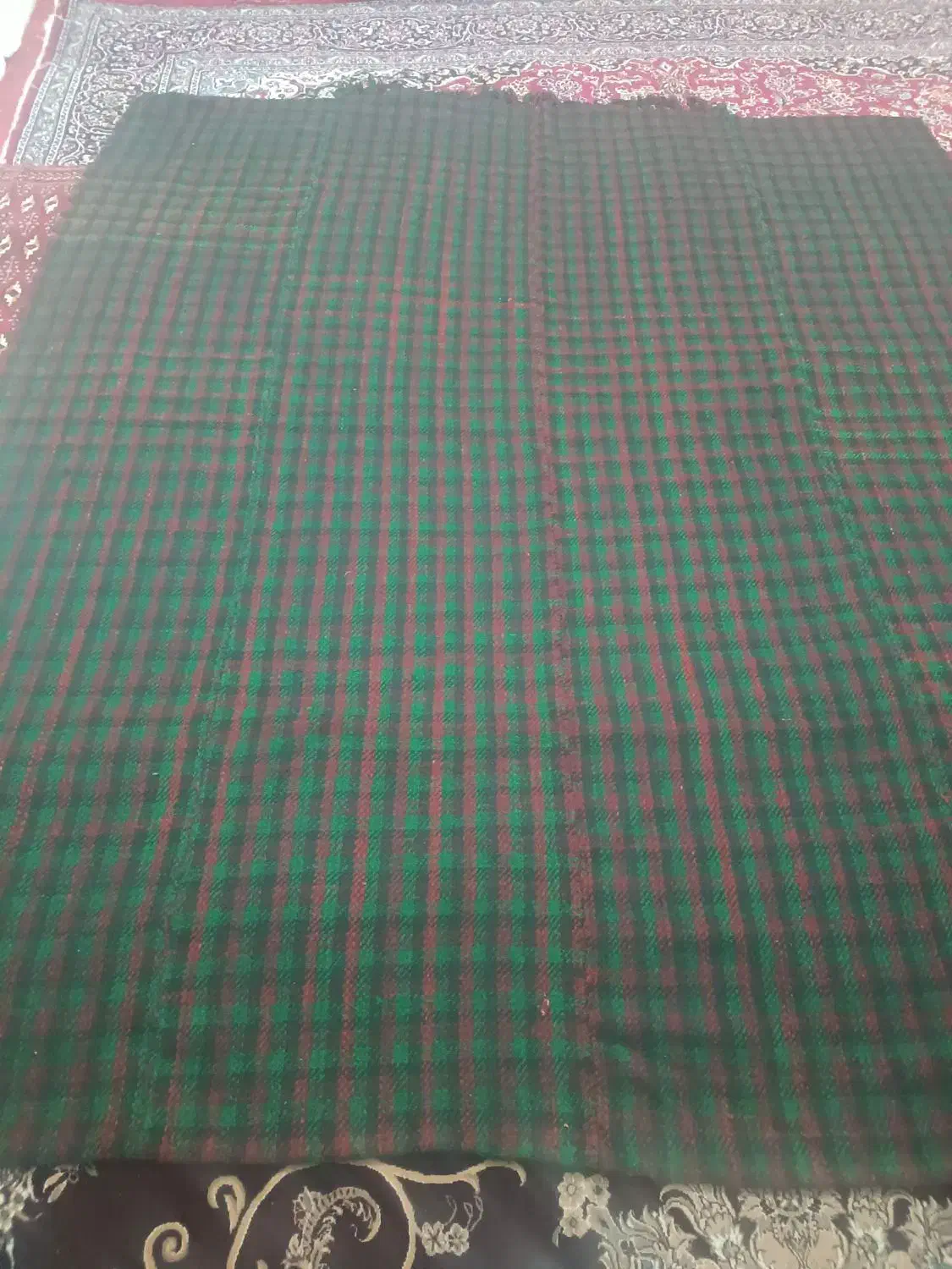 جاجیم پشمی دست بافت|گلیم، جاجیم، گبه|الوند, |دیوار