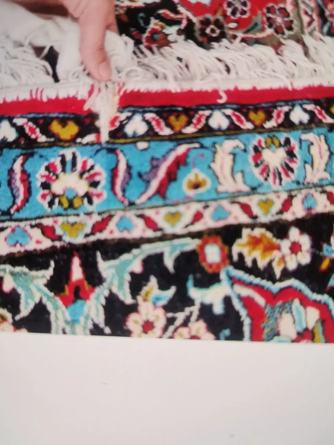 فرش 3در4 زمینه قرمز|فرش|برخوار, |دیوار