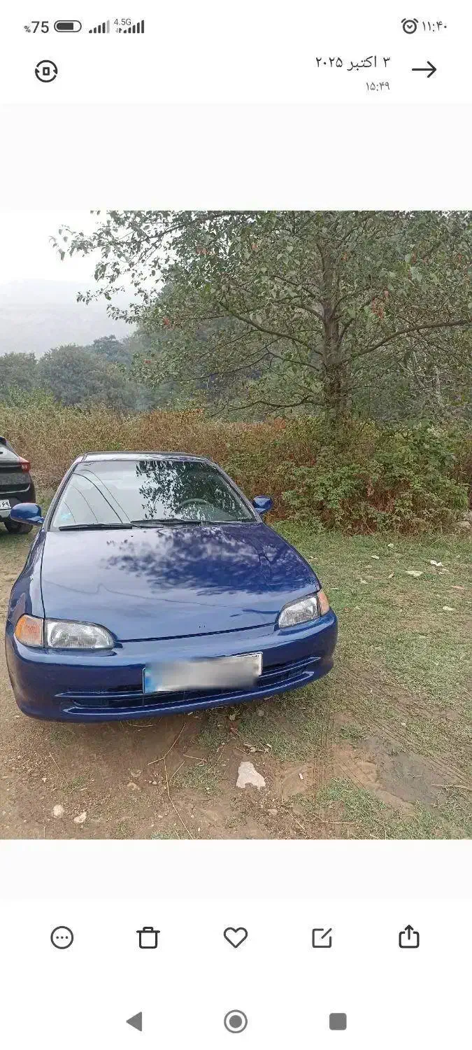 هوندا سیویک 1994 ژاپنی|خودرو سواری و وانت|تهران, افسریه جنوبی|دیوار