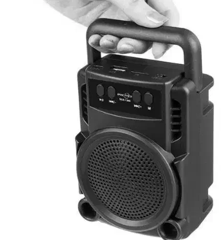 اسپیکر بلوتوثی ورم خور قابل حمل بارقص نور۷رنگ|پخش‌کننده همراه|خرم‌آباد, |دیوار