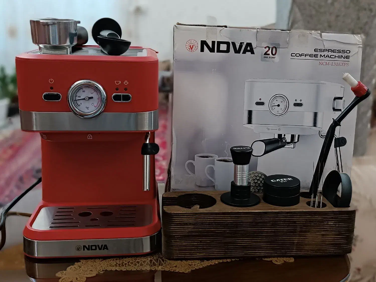 دستگاه اسپرسو ساز خانگی ندوا|سماور، چای‌ساز، قهوه‌ساز|تبریز, |دیوار