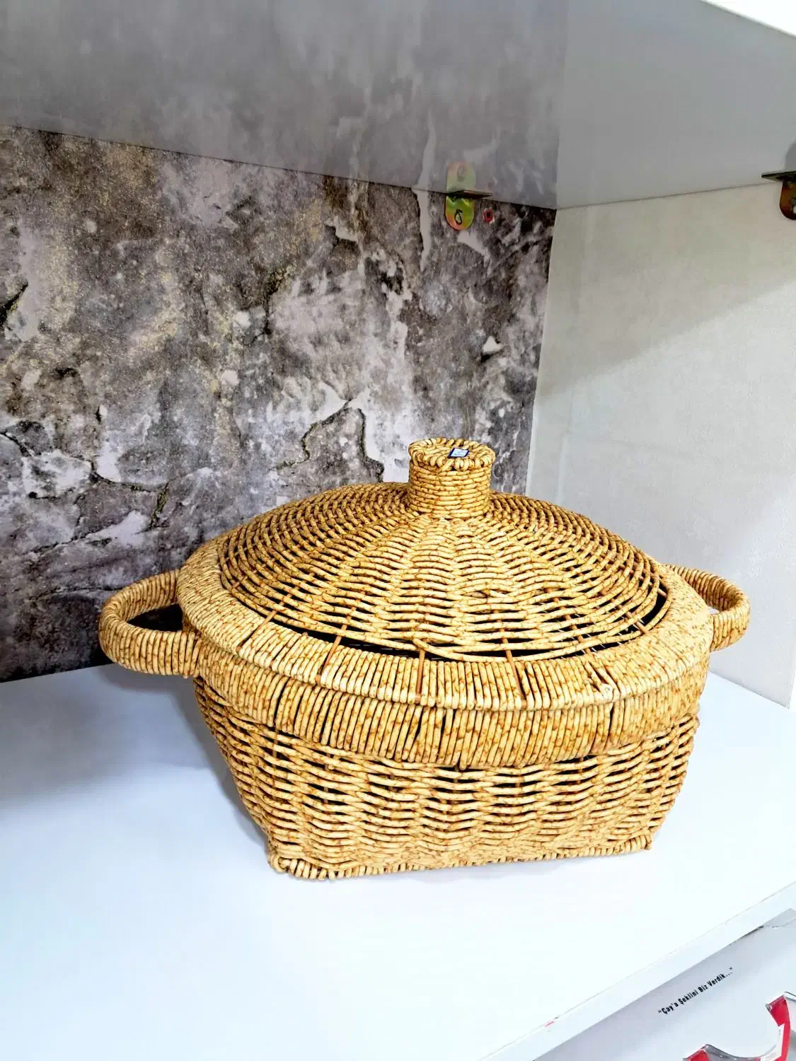 سبد حصیری ترکیه|صنایع دستی و سایر لوازم تزئینی|قره ضیاالدین, |دیوار