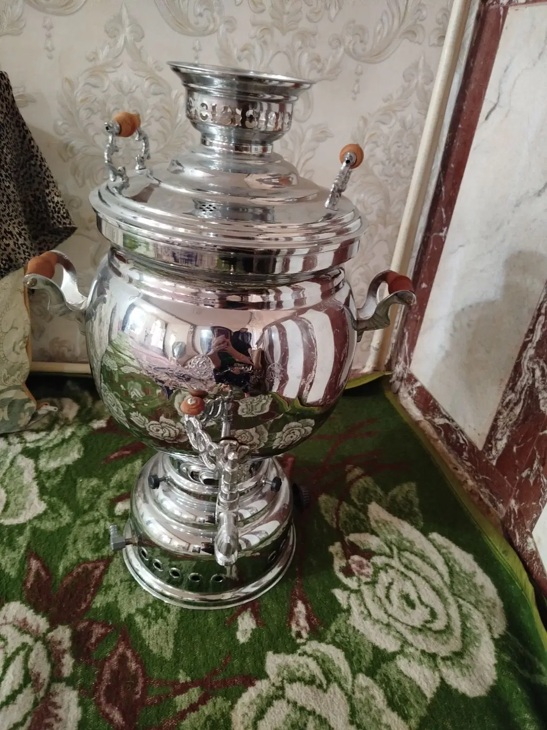 سماور|سماور، چای‌ساز، قهوه‌ساز|بناب, |دیوار