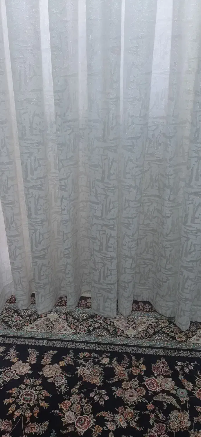 پرده جدید جنس شاین از ۹ متر ۳۰ سانت کمتر|پرده، رانر، رومیزی|قرچک, زیبا شهر|دیوار
