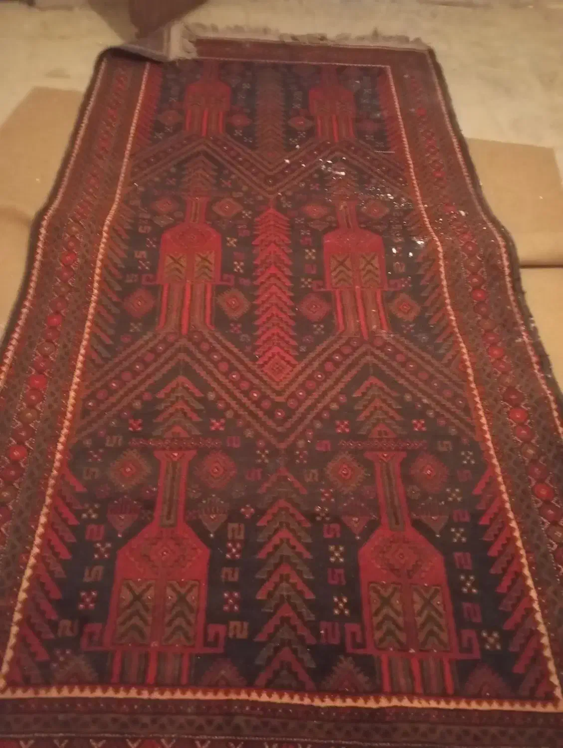 قالیچه دستباف بدون پارگی|فرش|زابل, |دیوار