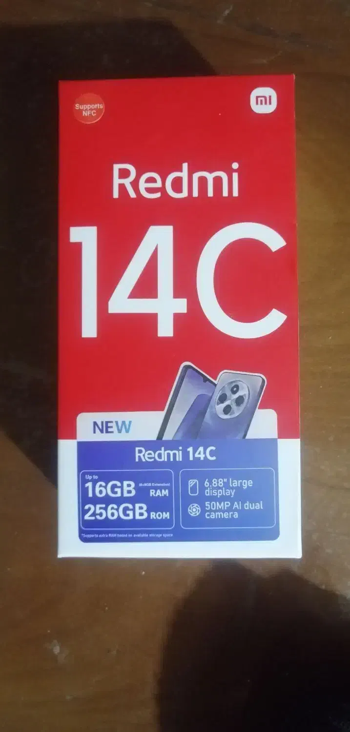 REdmi 14C/ 256G/ 8G نو|موبایل|یزد, |دیوار