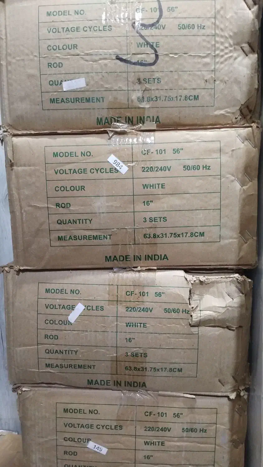 پنکه سقفی سی ام سی هندی اصل وارداتی ۷۰ وات|پنکه و تصفیه‌کنندهٔ هوا|شهریار, شهرک وائین|دیوار