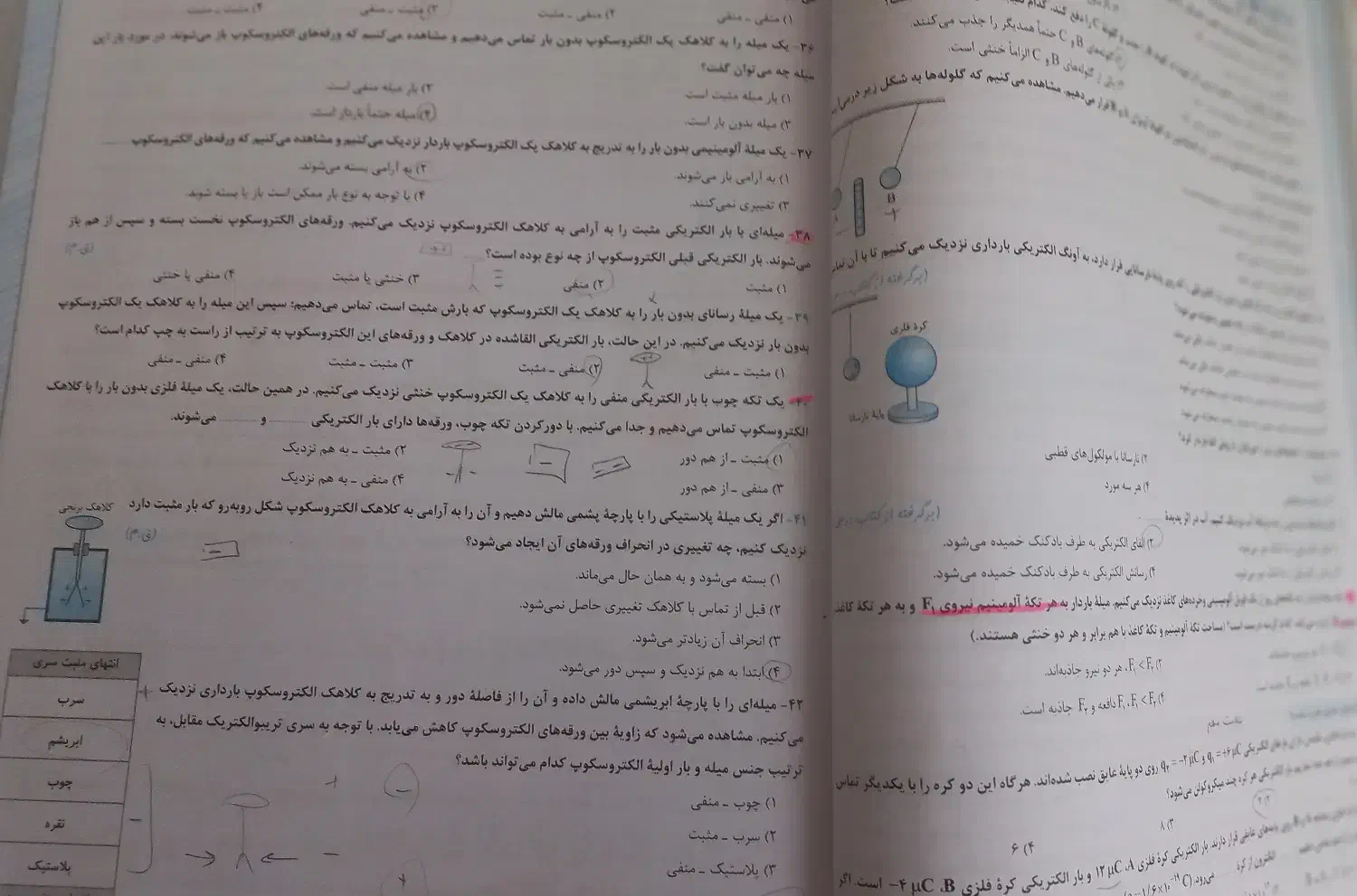 فیزیک چهار گزینه ای تجربی خیلی سبز  ۱ و ۲|کتاب و مجله آموزشی|تهران, پاسداران|دیوار