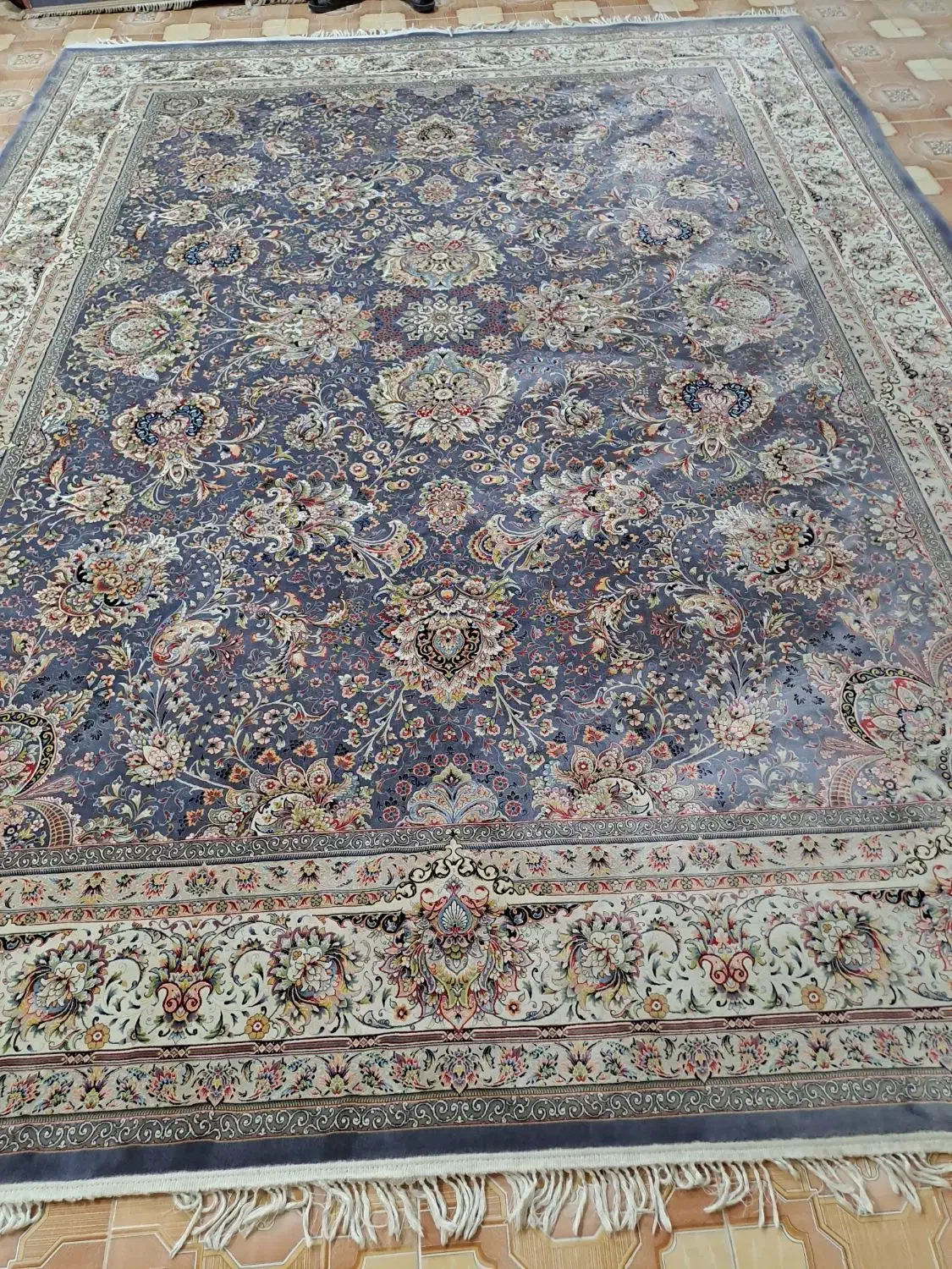 یک تخته فرش ۱۲ متری هزار شانه تراکم ۳۰۰۰|فرش|ورامین, شهرک مدرس|دیوار