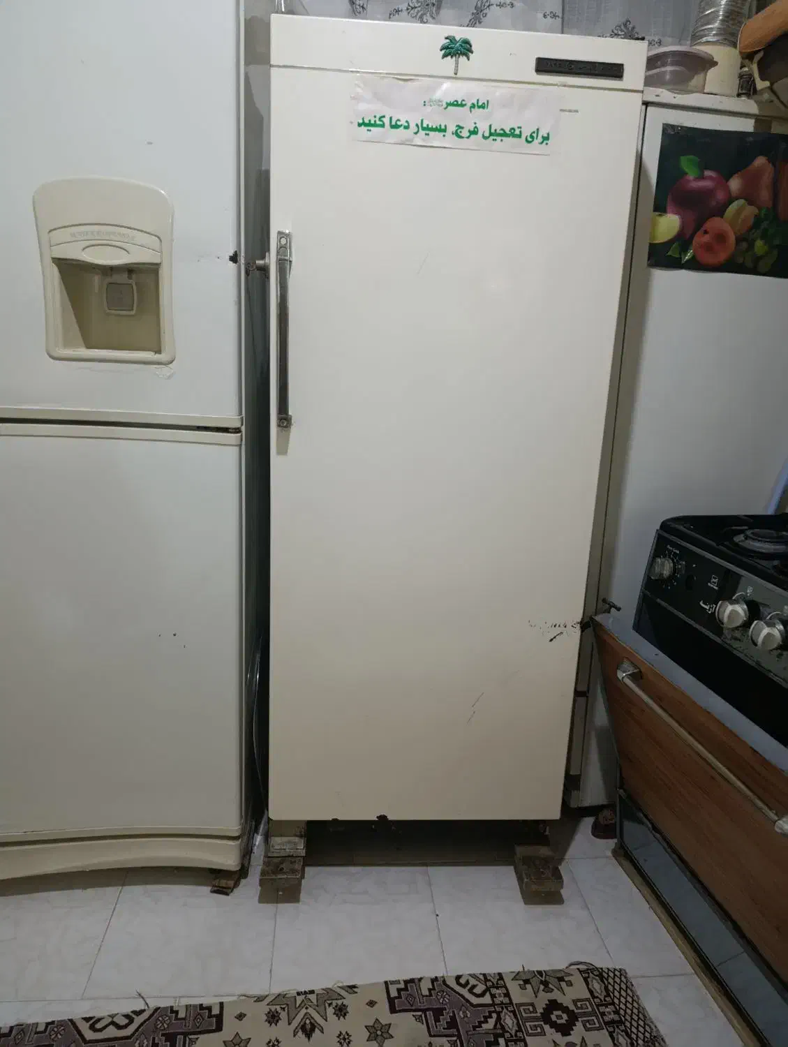 سلام یخچال قدیمی سالم به فروش می‌رسد|یخچال و فریزر|مشهد, هفت تیر (نه دره)|دیوار