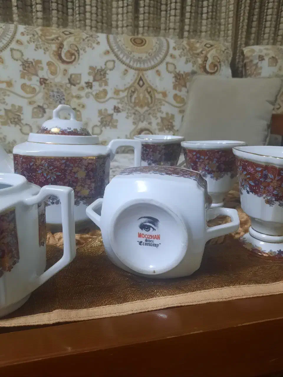 سرویس چای خوری با جا شکری|ظروف سرو و پذیرایی|تهران, اسکندری|دیوار