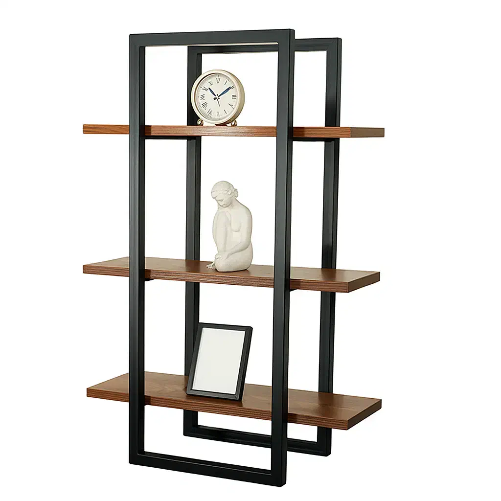 شلف دیواری مستطیل سه طبقه|کتابخانه، شلف، قفسه‌های دیواری|گرگان, |دیوار